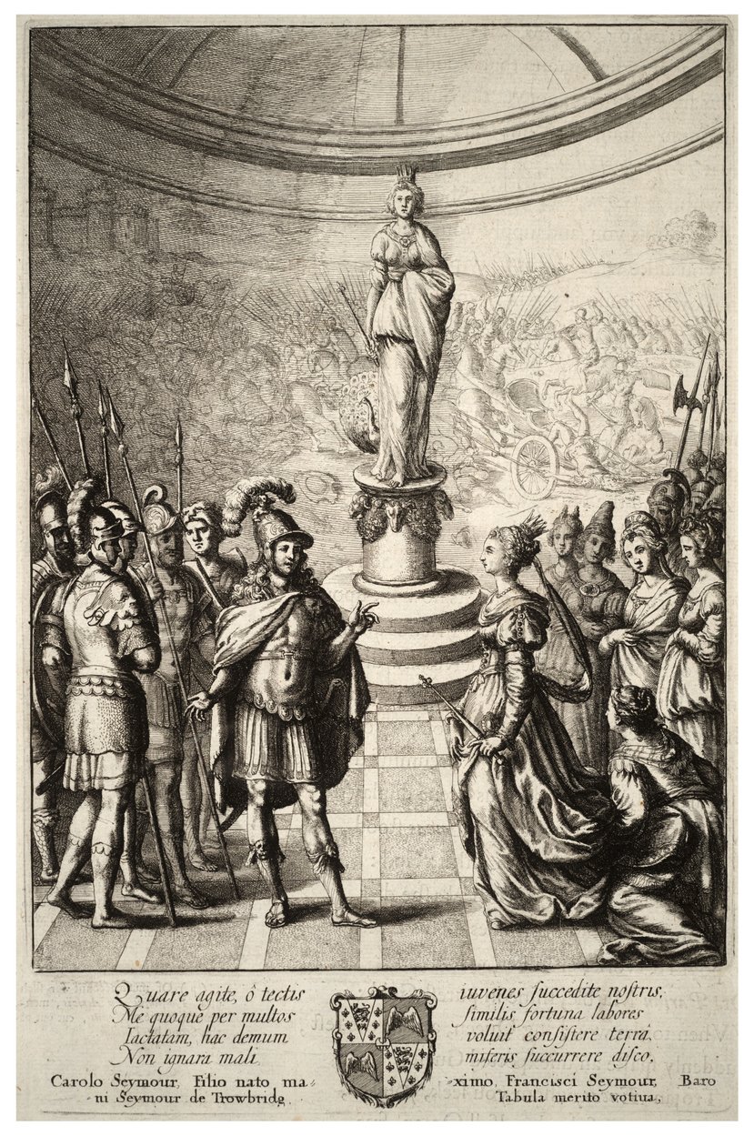 Dido a Aeneas. Stav 2 od Wenceslaus Hollar