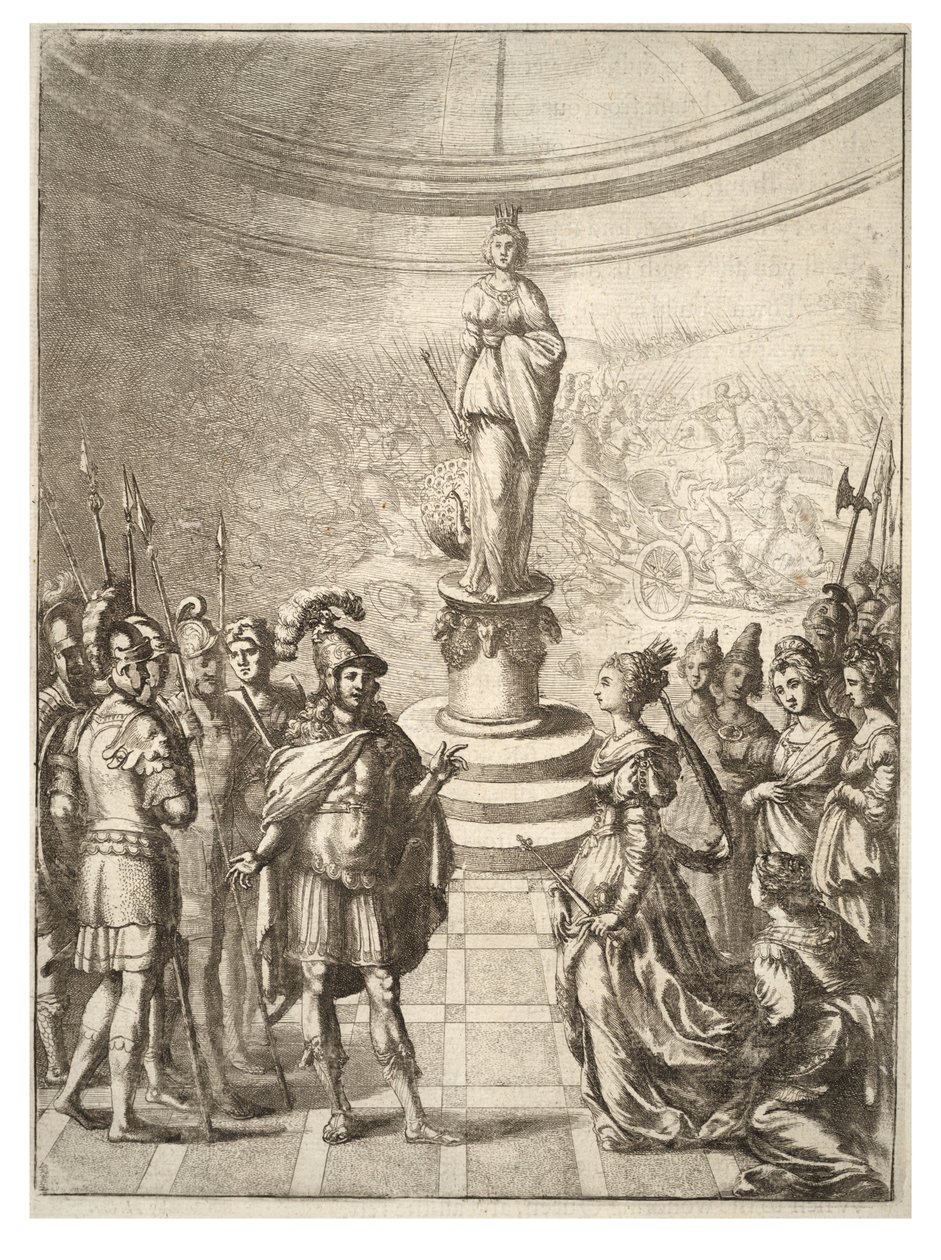 Dido a Aeneas. Stav 5 od Wenceslaus Hollar