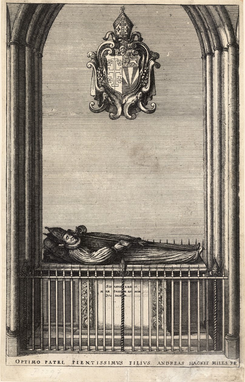 Hacket (pomník) od Wenceslaus Hollar
