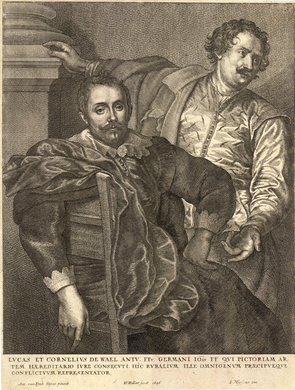 Lucas a Cornelius de Wael. Stav 4 od Wenceslaus Hollar
