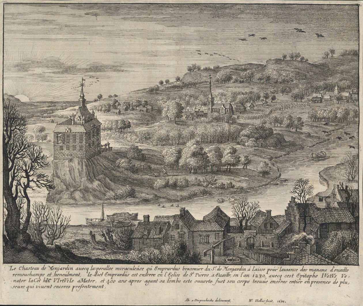 Monjardin. Stav 1 od Wenceslaus Hollar
