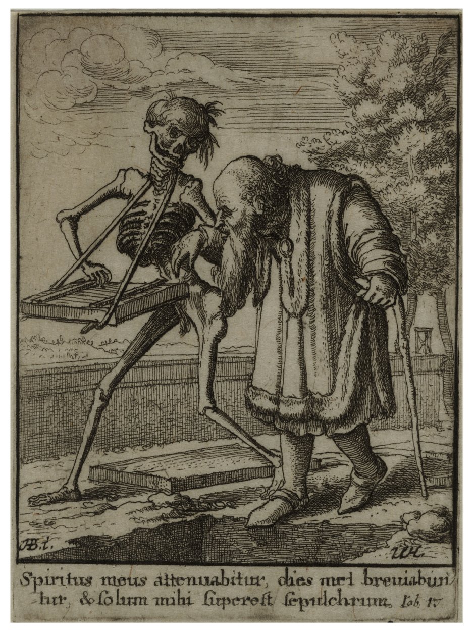 Starý muž. Stav 2 od Wenceslaus Hollar