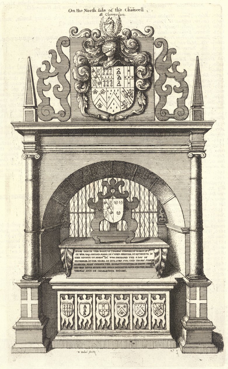 Spencer (památník) od Wenceslaus Hollar