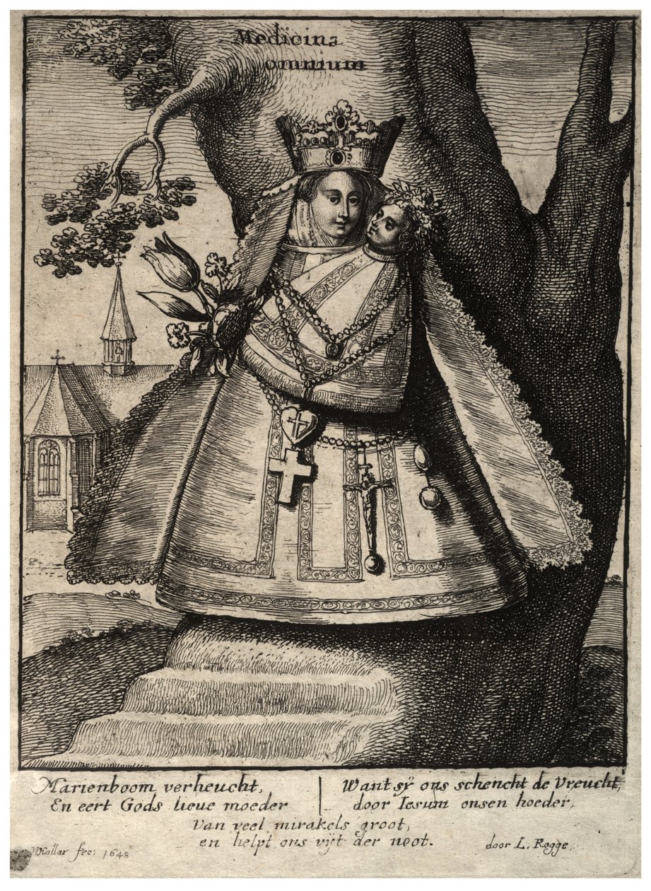 Panna Clevesová. Stav 2 od Wenceslaus Hollar