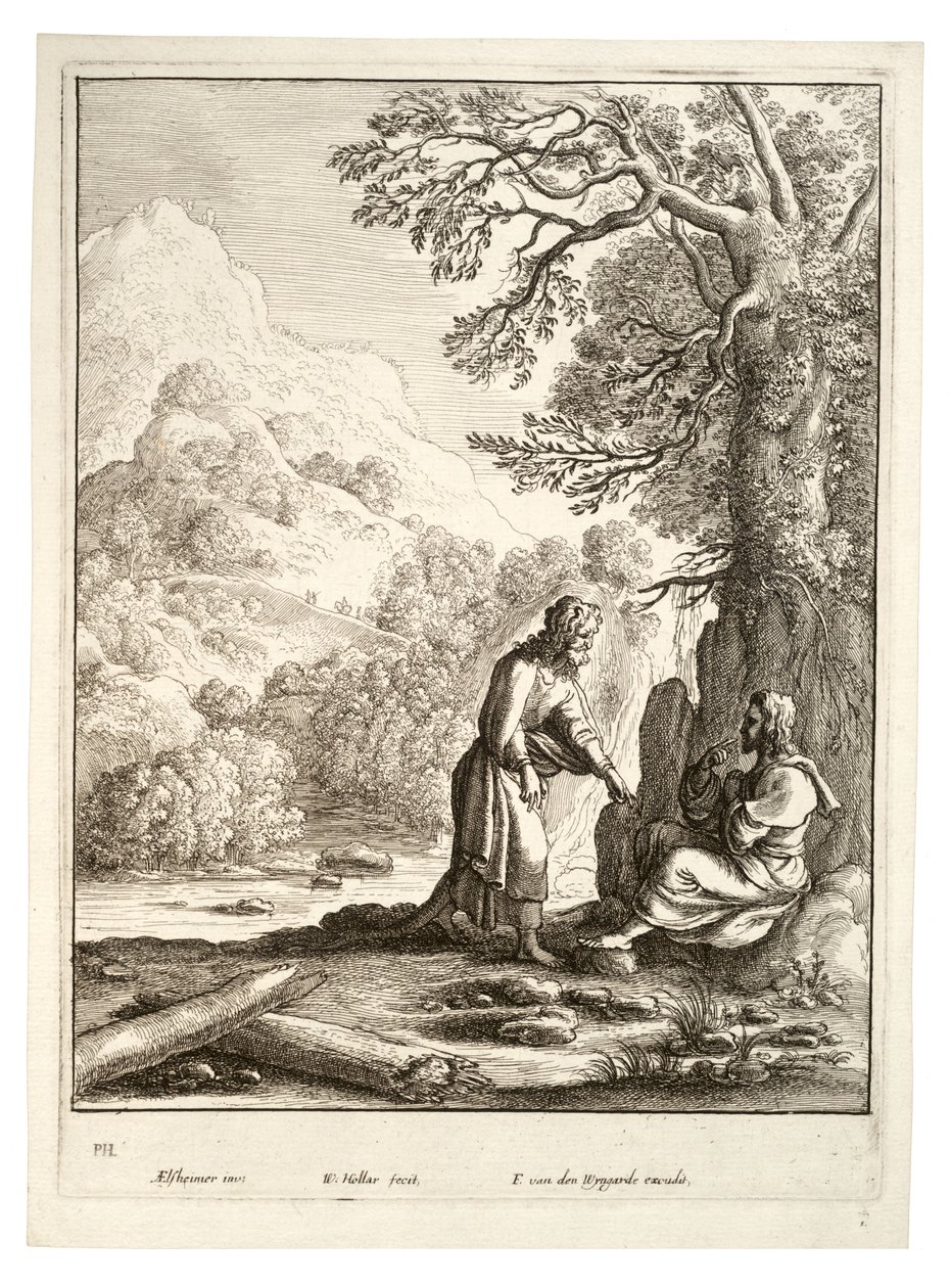 Pokušení od Wenceslaus Hollar