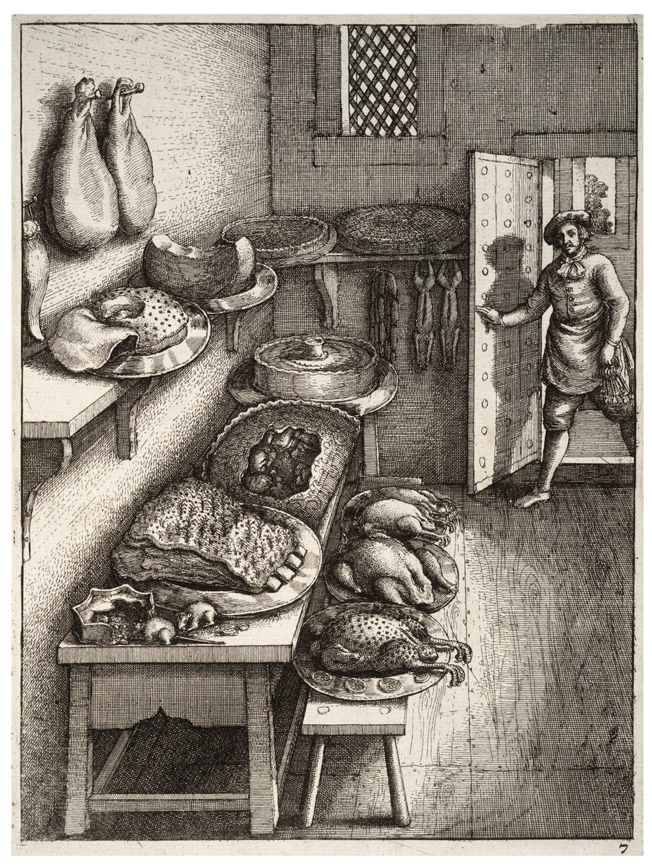 Městská a venkovská myš od Wenceslaus Hollar