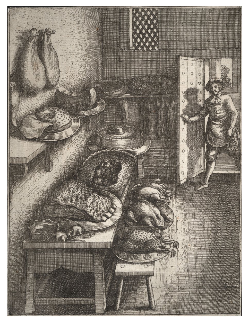 Městská a venkovská myš od Wenceslaus Hollar
