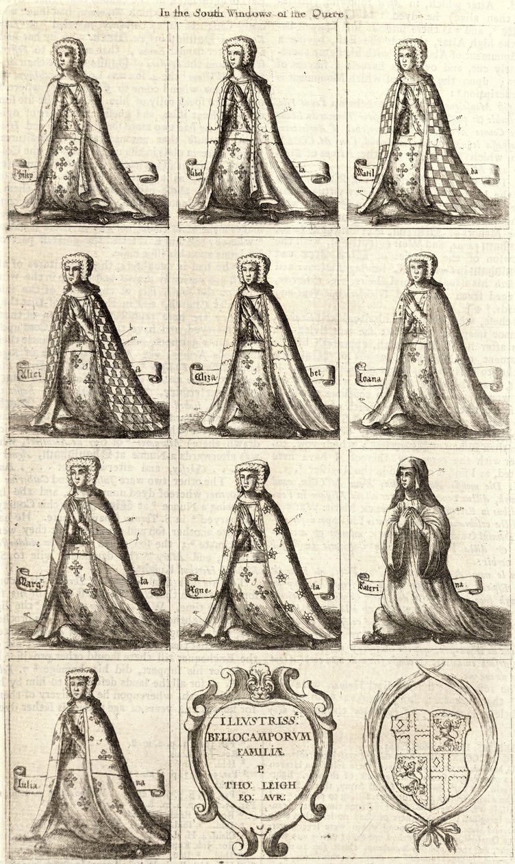 Warwick (vitráže) od Wenceslaus Hollar
