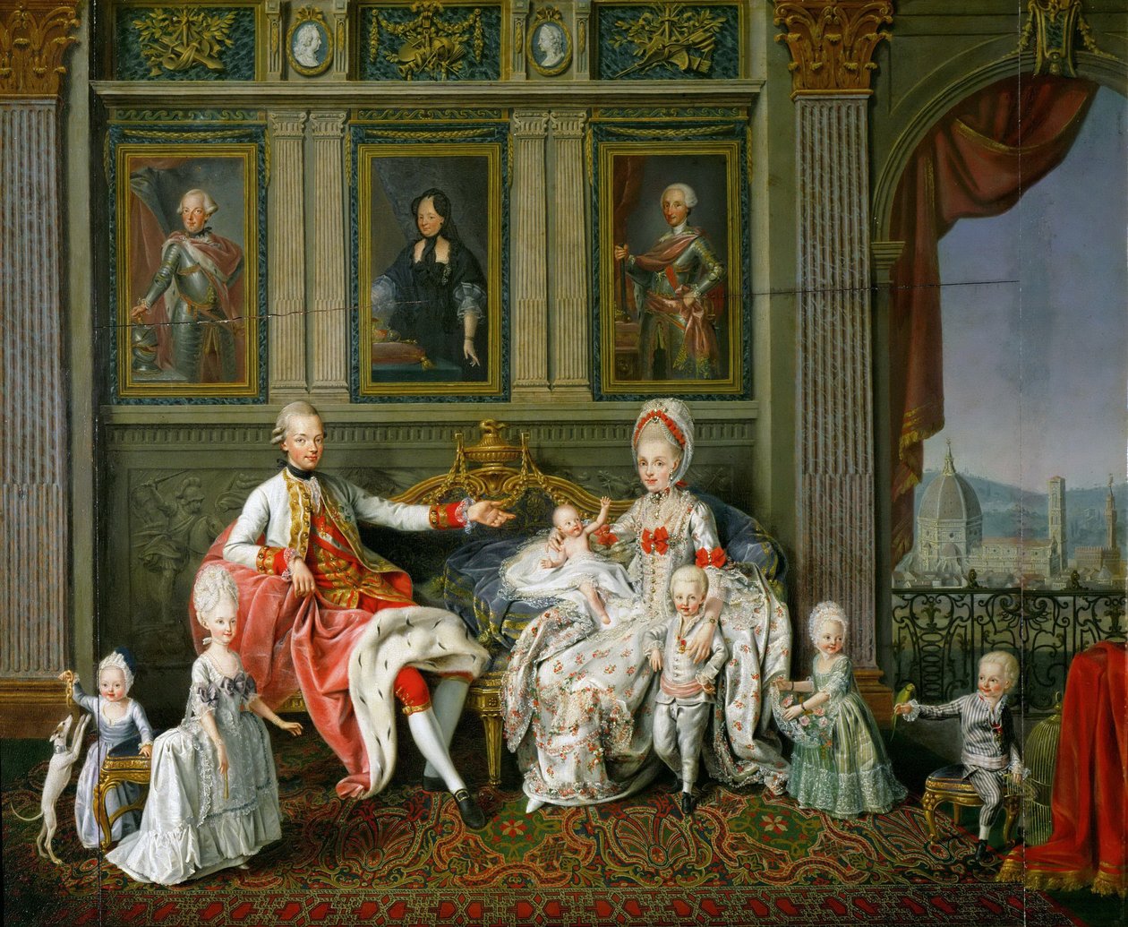 Velkovévoda Leopold se svou rodinou od Wenceslaus Werlin