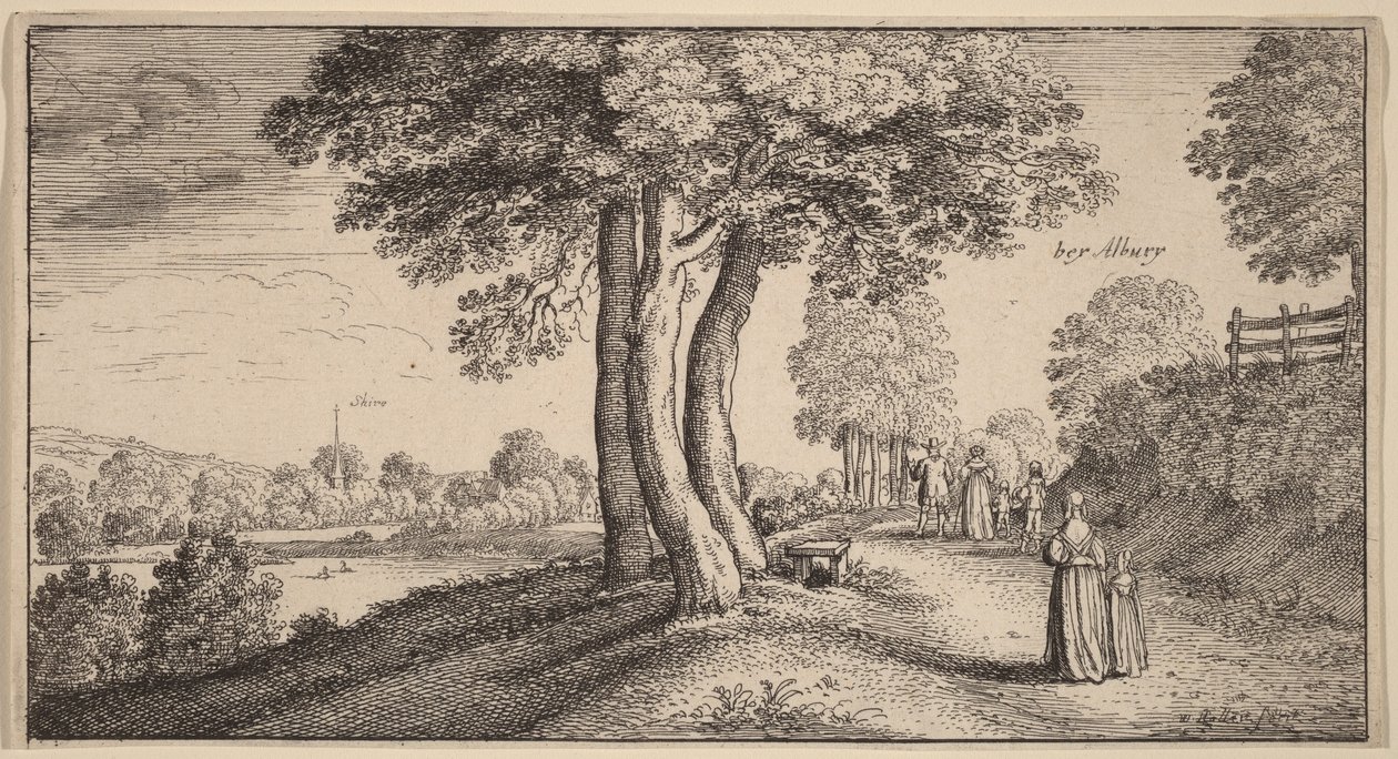 Albury od Wenceslaus Hollar