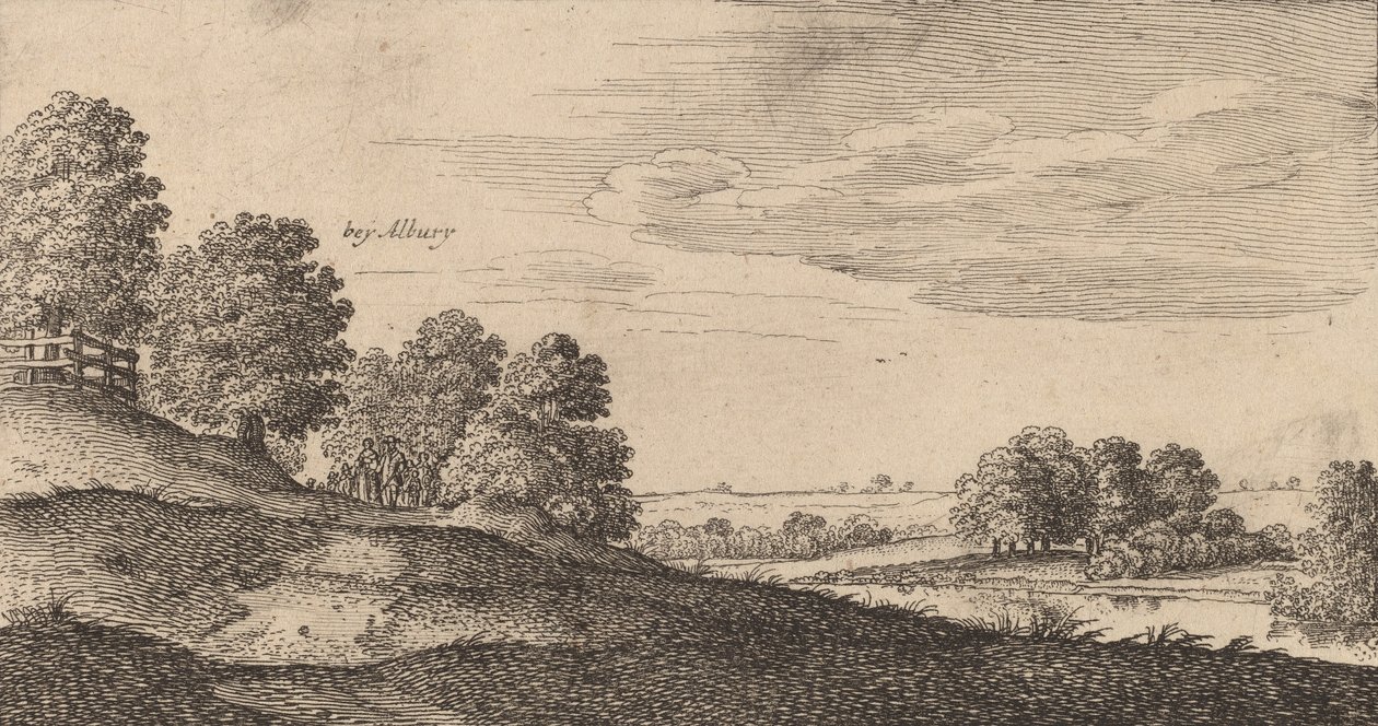 Albury, 1645. od Wenceslaus Hollar
