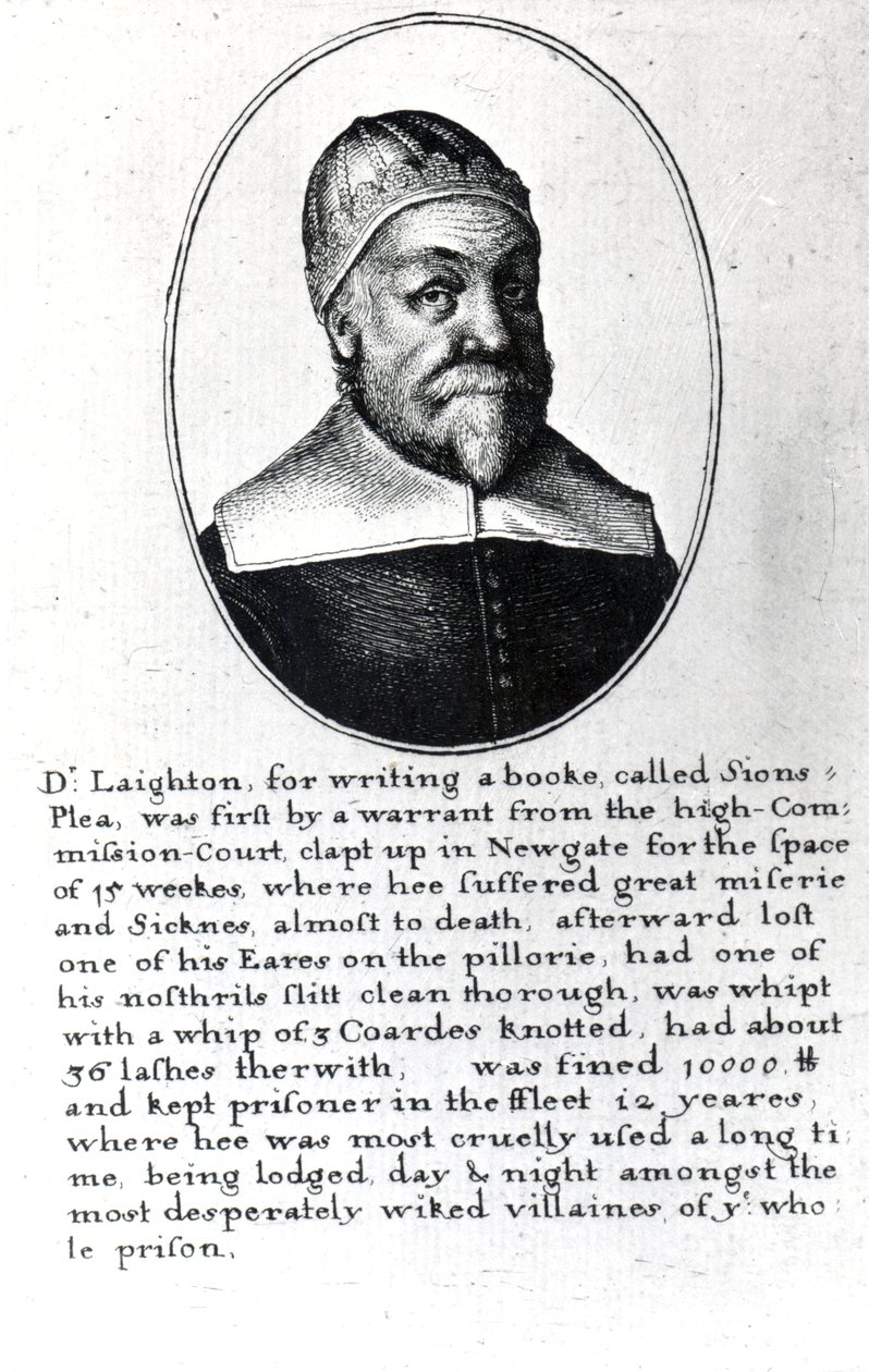 Alexander Leighton, kolem roku 1641 od Wenceslaus Hollar