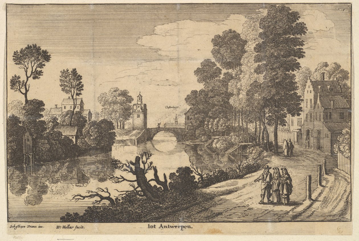 Antverpy, 1625-77. od Wenceslaus Hollar