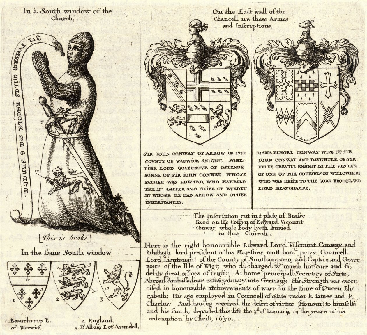 Šipka (vitráže). stát 2 od Wenceslaus Hollar