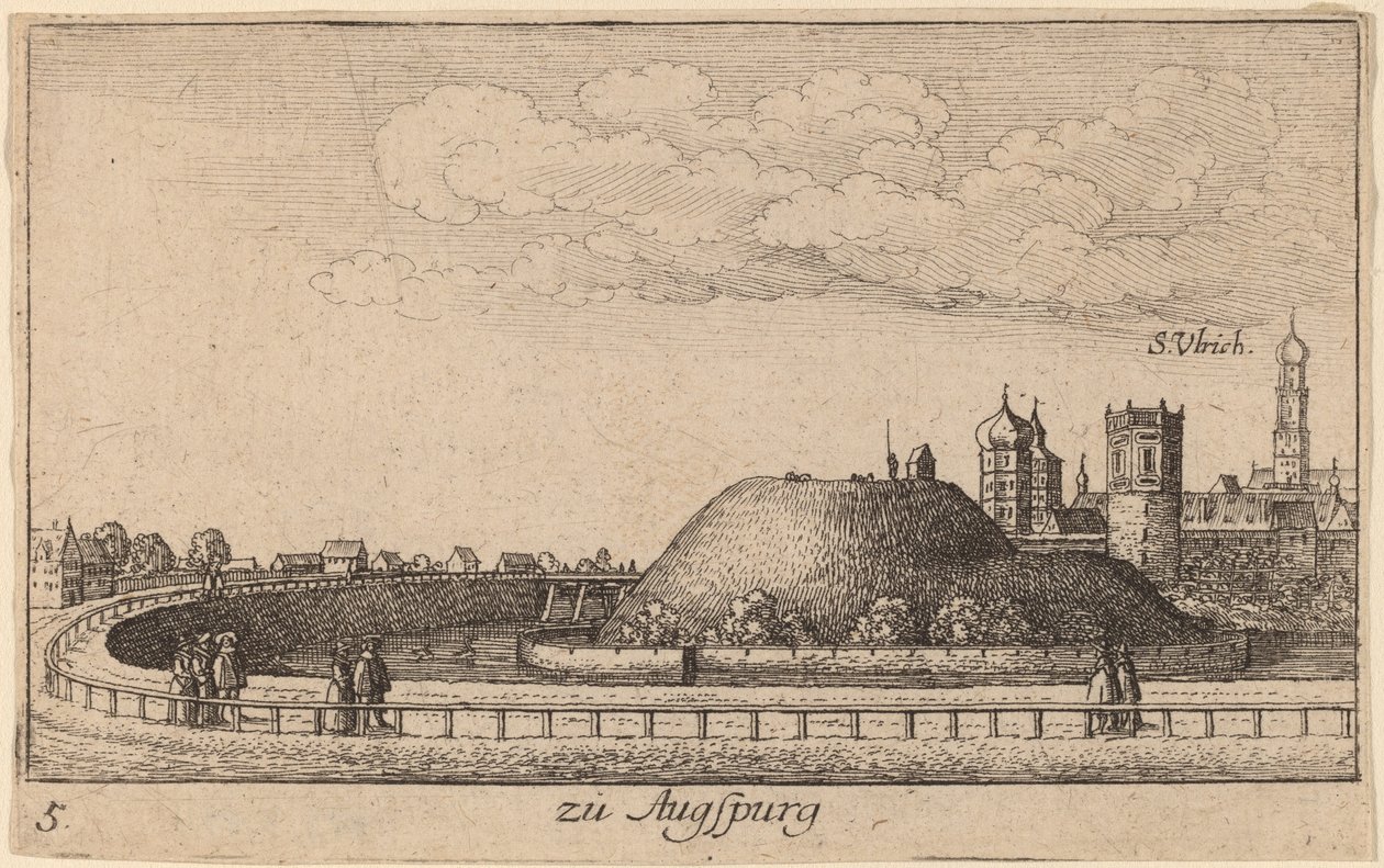 Augsburg od Wenceslaus Hollar