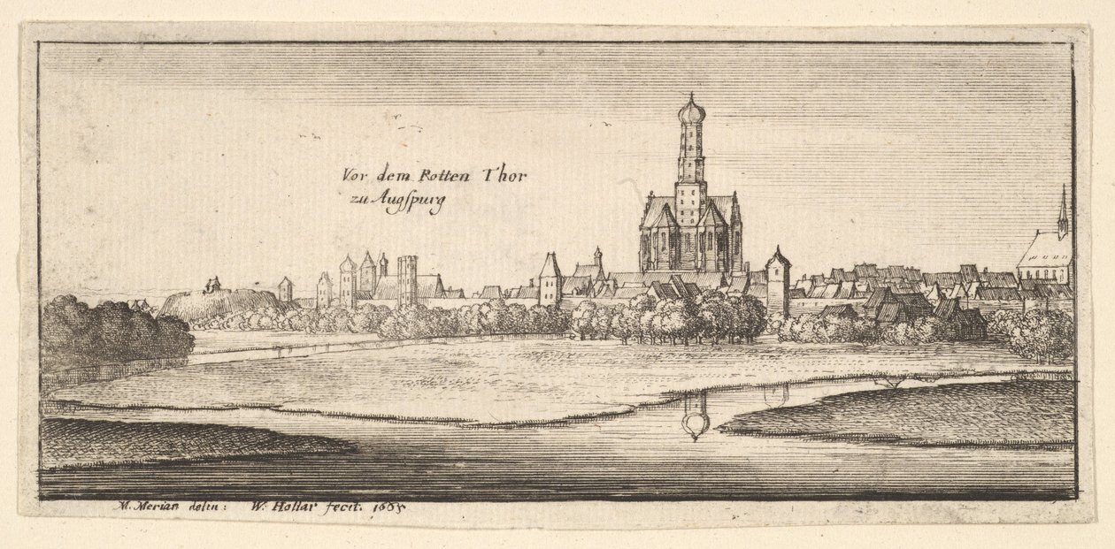 Augsburg, 1665. od Wenceslaus Hollar