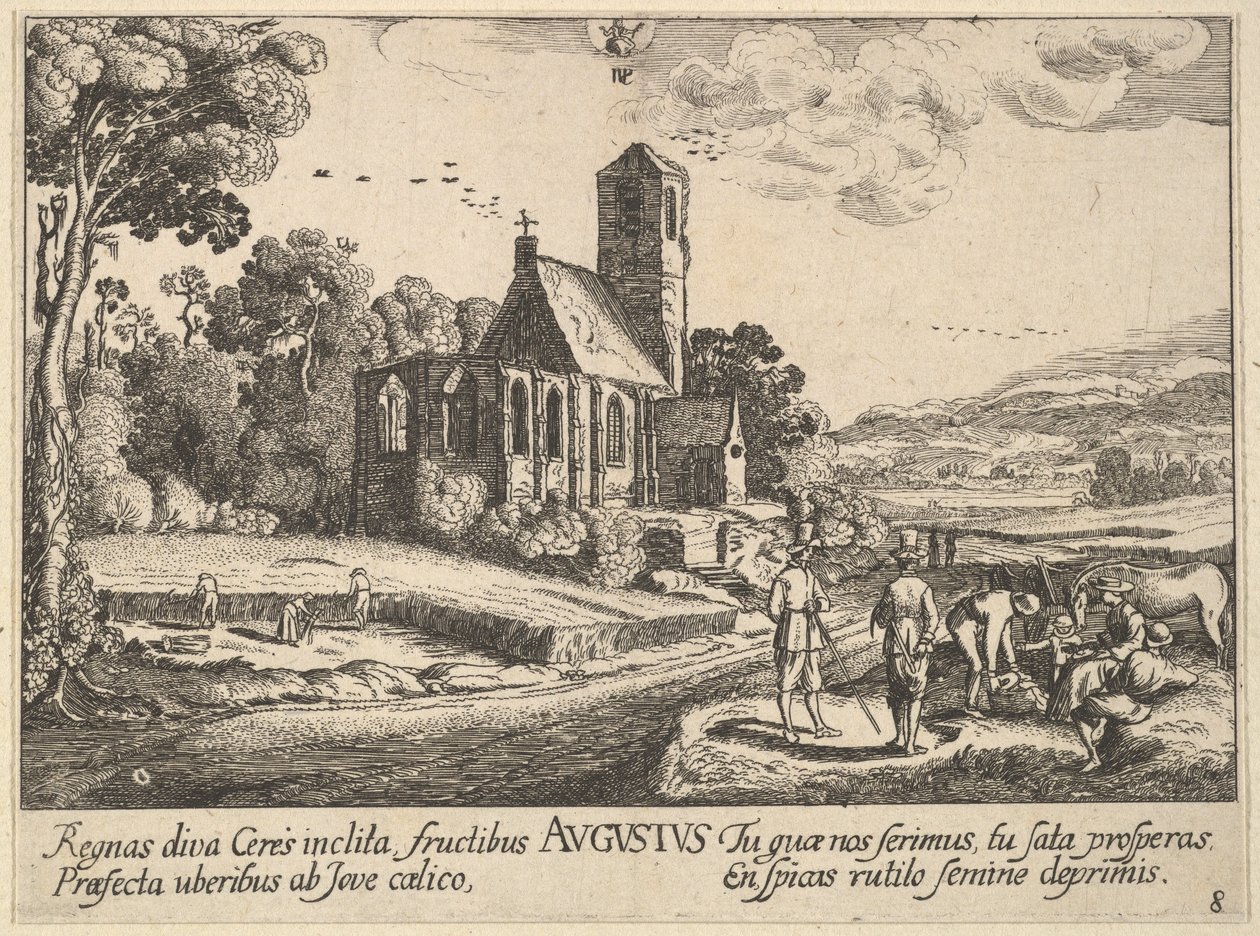 srpna 1628-29. od Wenceslaus Hollar