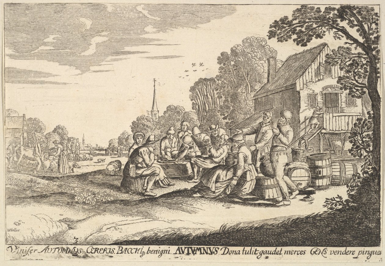 Podzim, 1629. od Wenceslaus Hollar