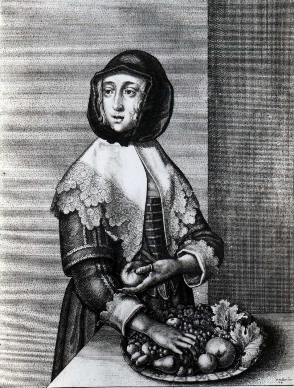 Podzim, 1641 od Wenceslaus Hollar