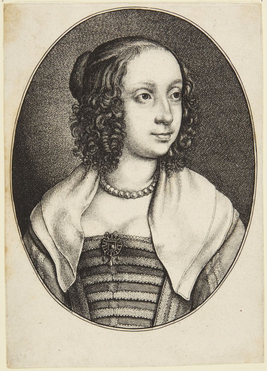 Kateřina Howardová od Wenceslaus Hollar
