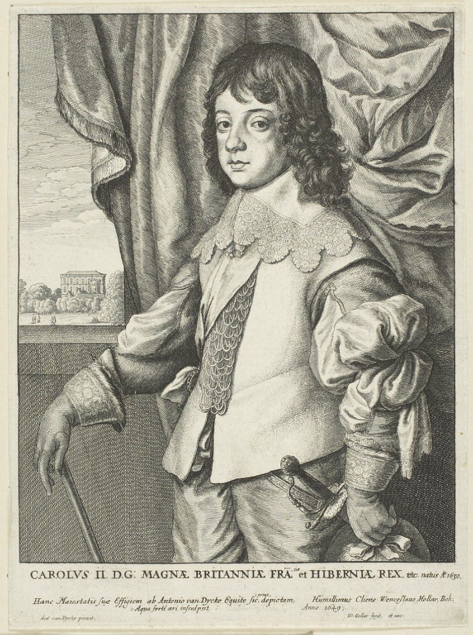 Karel II od Wenceslaus Hollar