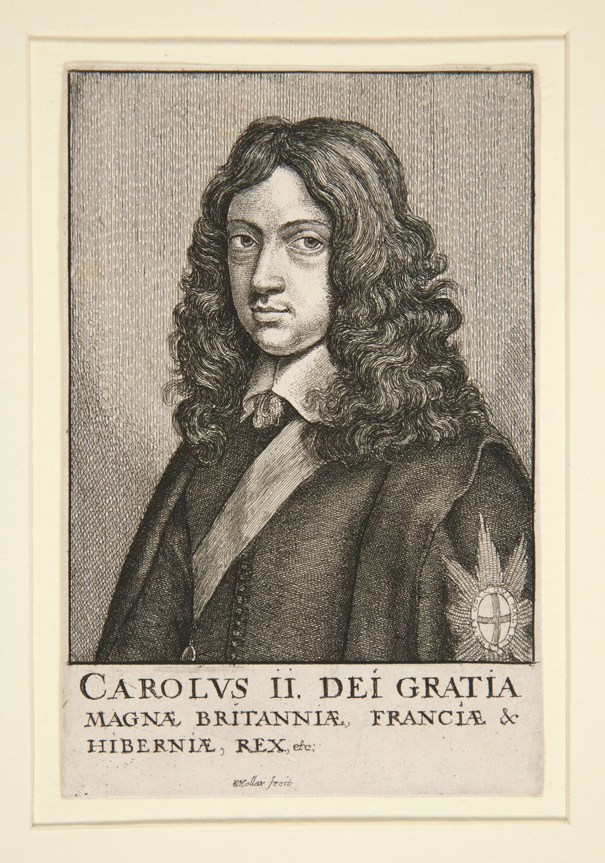 Karel II. od Wenceslaus Hollar
