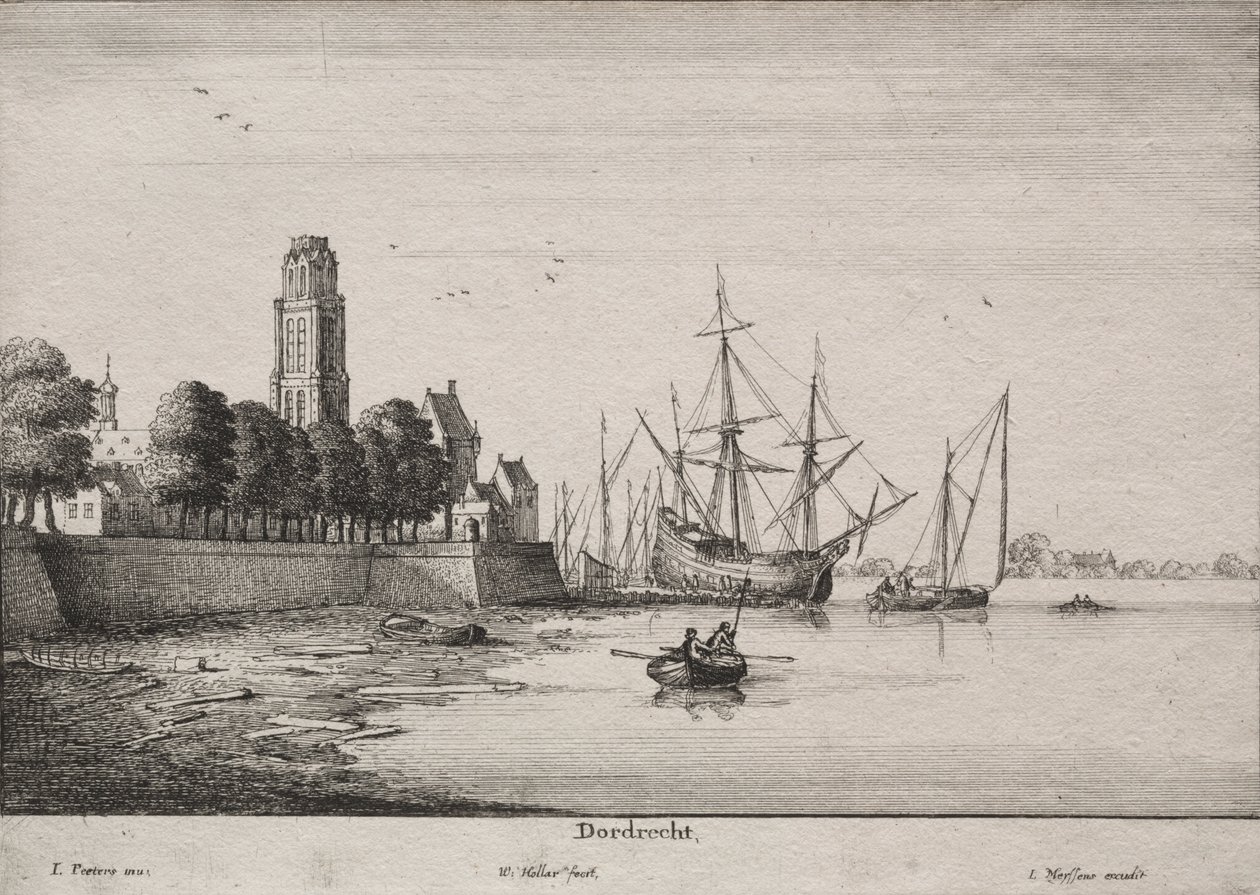 Dordrecht od Wenceslaus Hollar
