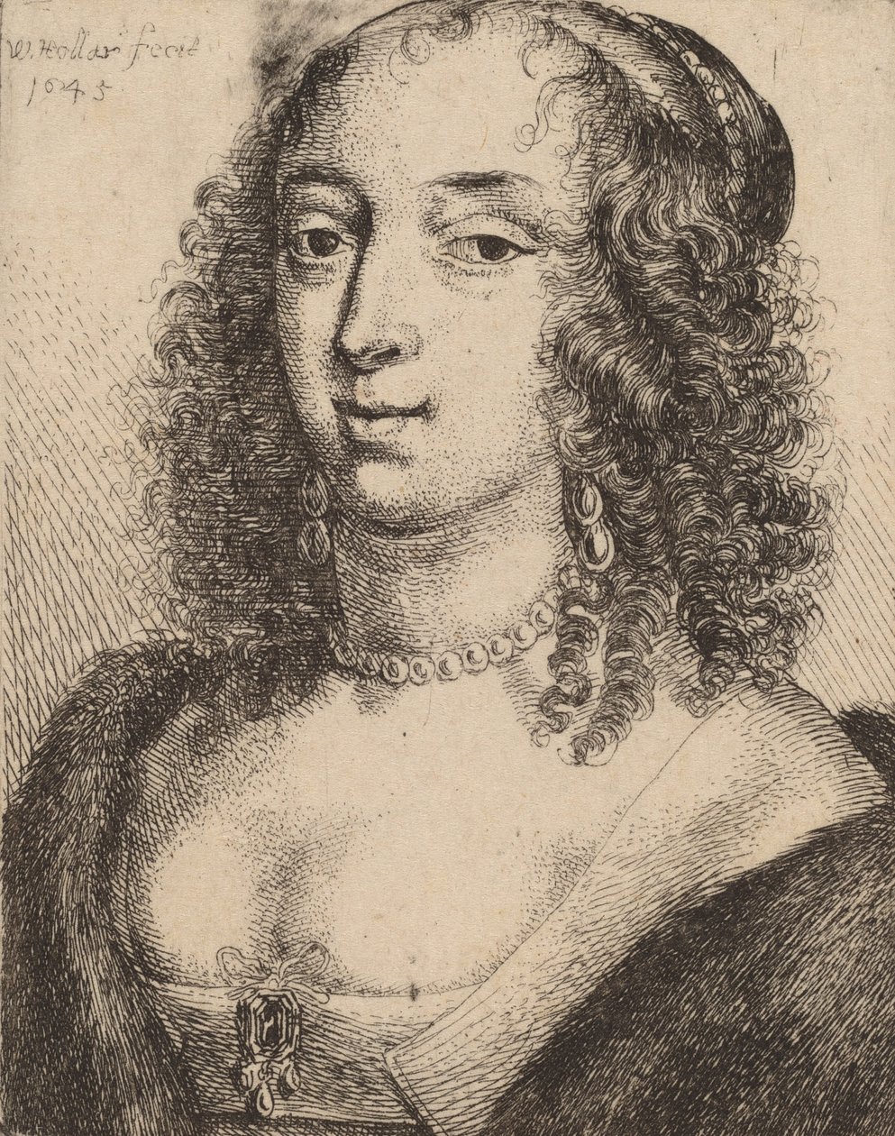 Vévodkyně z Lennoxu, 1645. od Wenceslaus Hollar