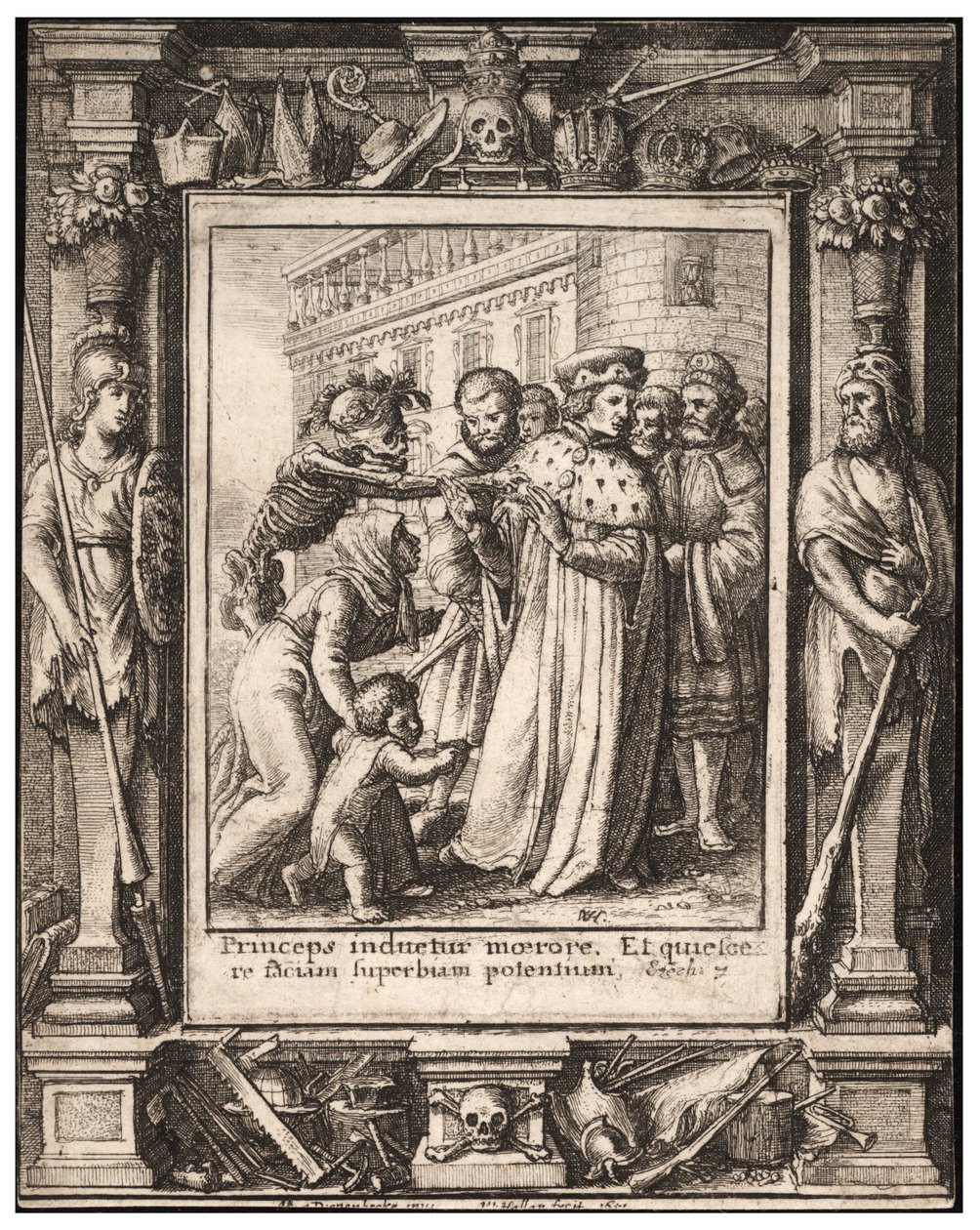 Vévoda. stát 1 od Wenceslaus Hollar