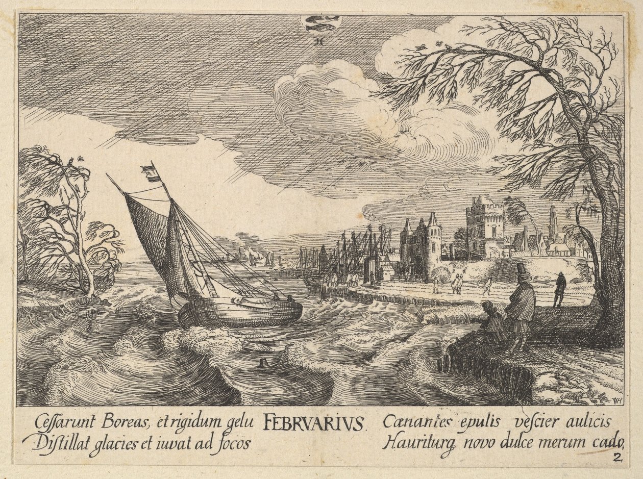 února 1628-29. od Wenceslaus Hollar