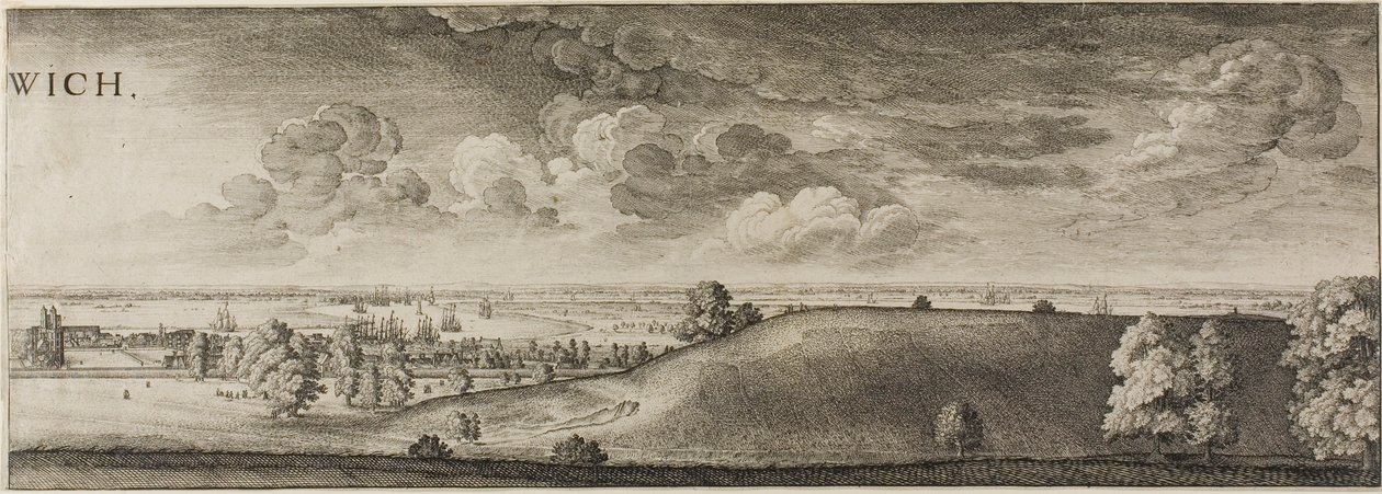 Greenwich od Wenceslaus Hollar