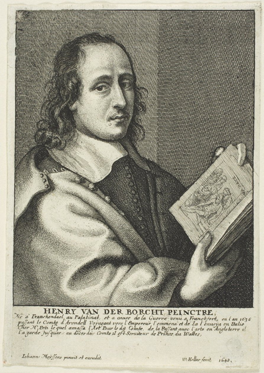 Hendrik van der Borcht mladší od Wenceslaus Hollar