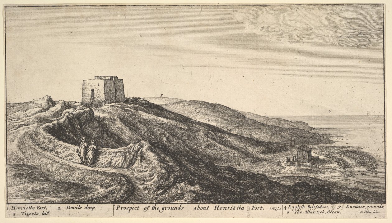 Henrietta Fort, ca. 1670. od Wenceslaus Hollar