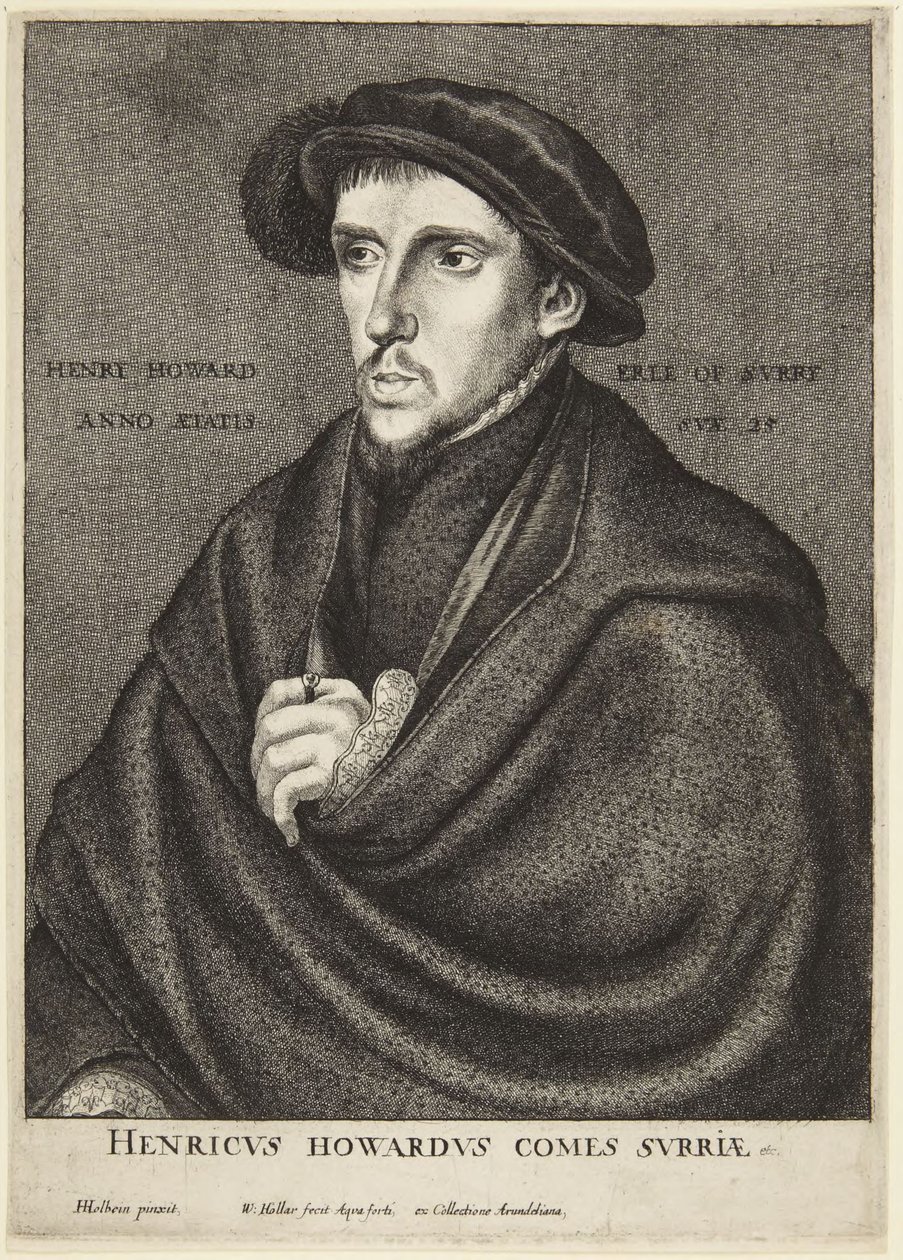 Henry Howard, hrabě ze Surrey od Wenceslaus Hollar