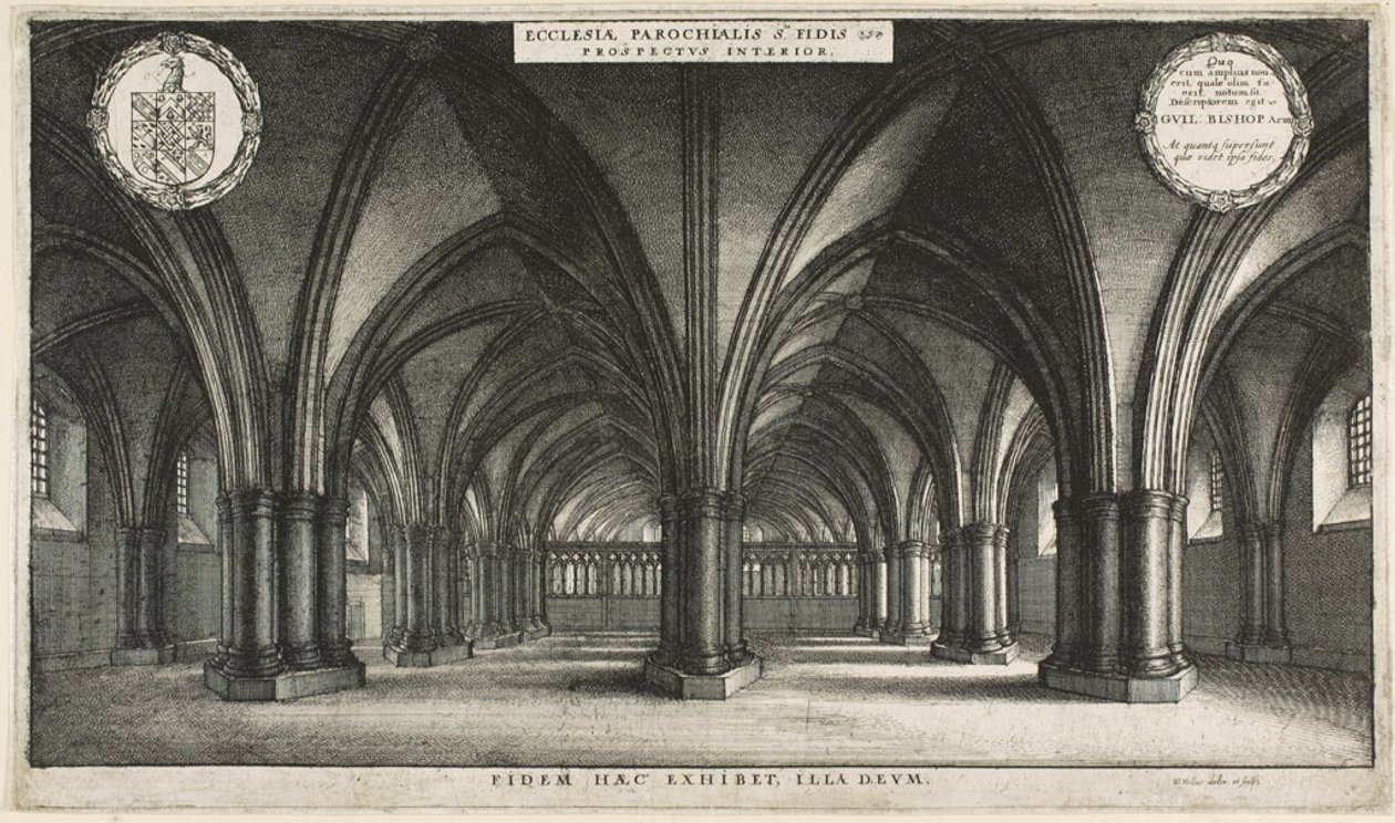 Interiér krypty kostela sv. Pavla (St. Faith