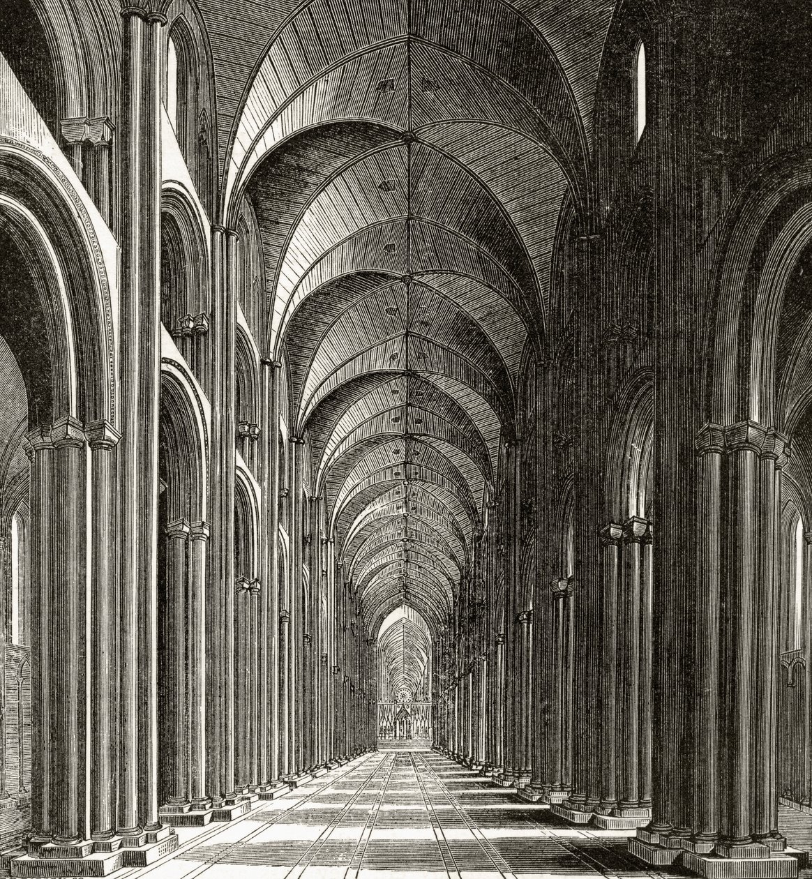 Interiér lodi St. Paul
