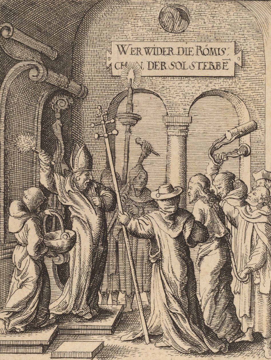 Ježíš před Kaifášem. od Wenceslaus Hollar