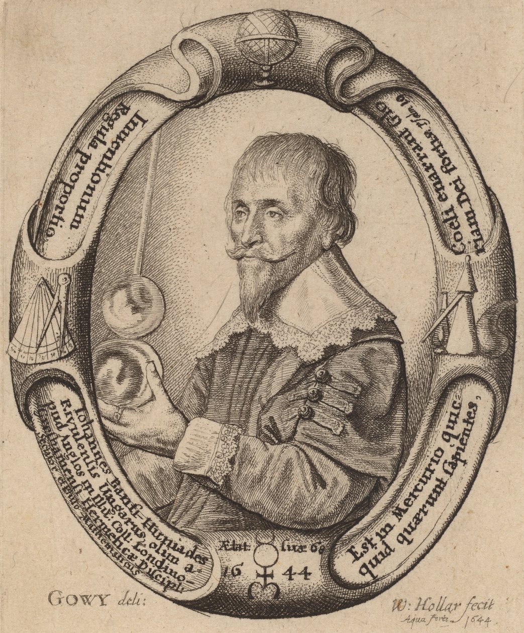 Johann Banfi Huniades. od Wenceslaus Hollar