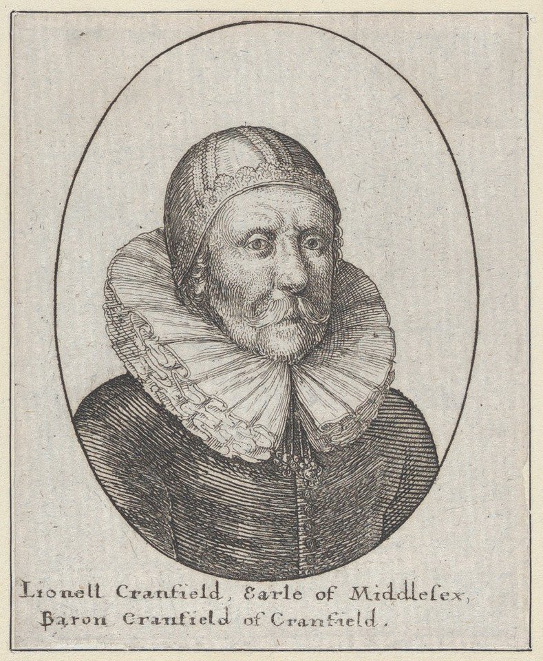 Lionell Cranfield, hrabě z Middlesexu, baron Cranfield z Cranfieldu, 1644., 1644. od Wenceslaus Hollar