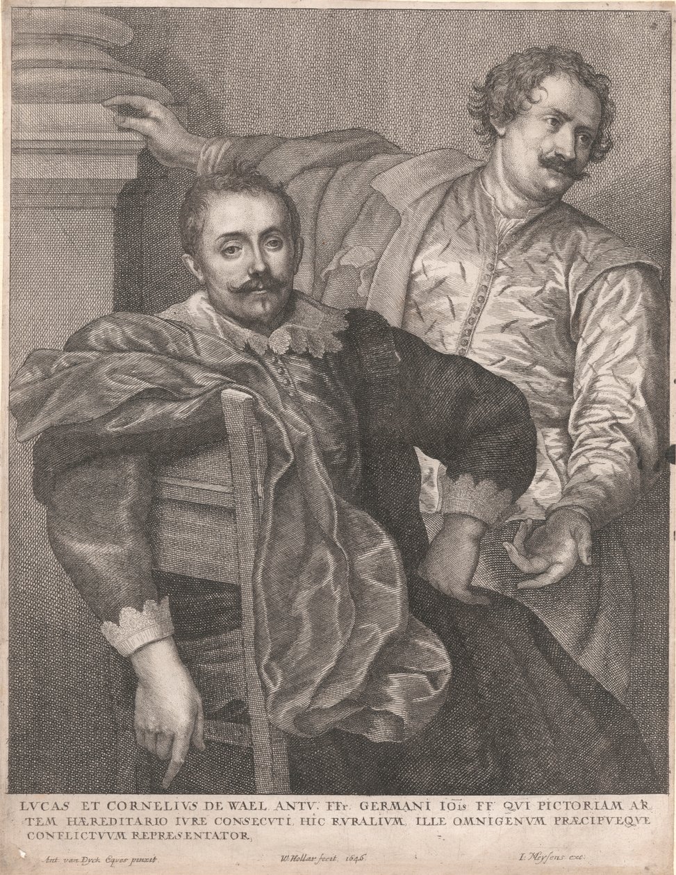 Luke a Cornelius de Wael od Wenceslaus Hollar