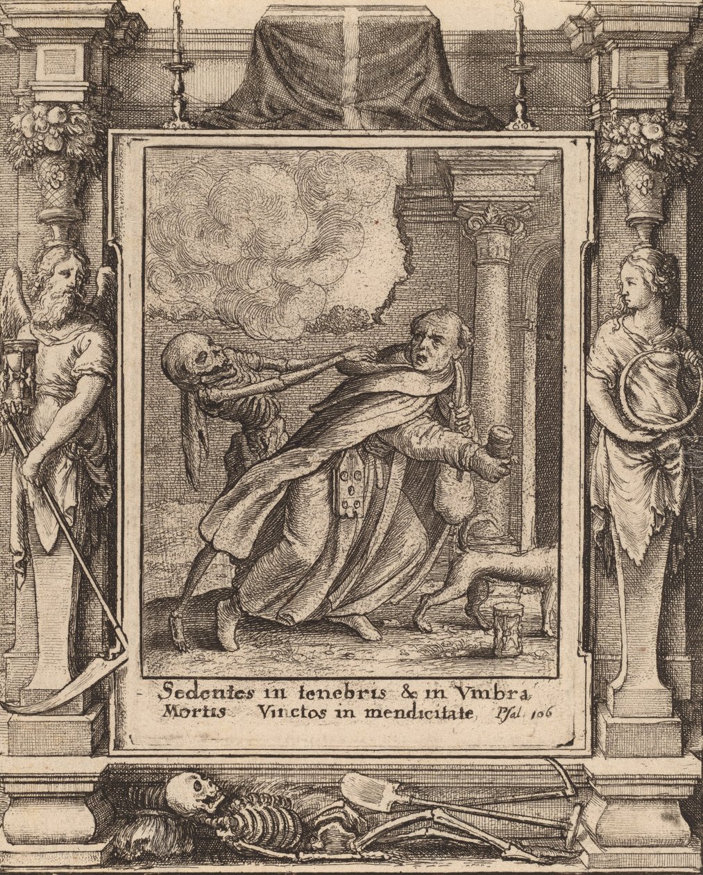Mnich, 1651. od Wenceslaus Hollar