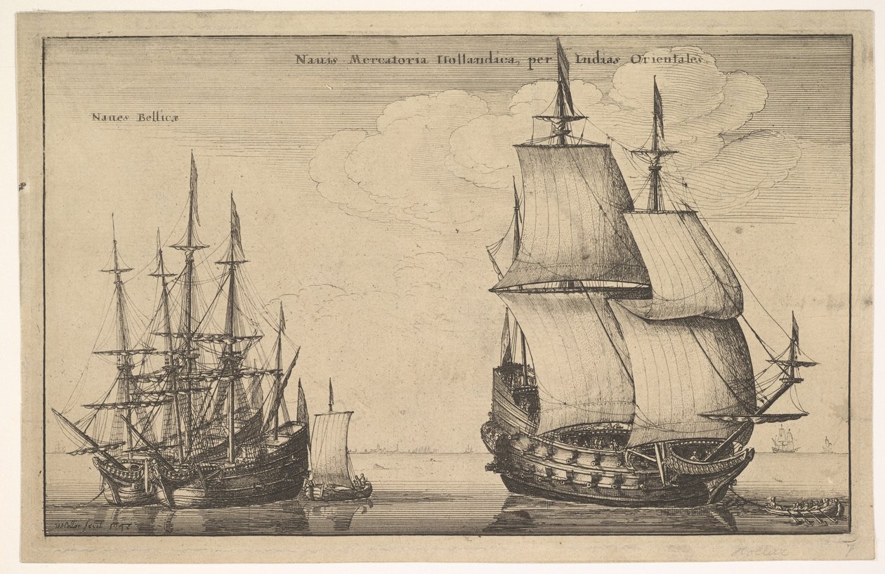 Holandský východní Indián, 1647 od Wenceslaus Hollar