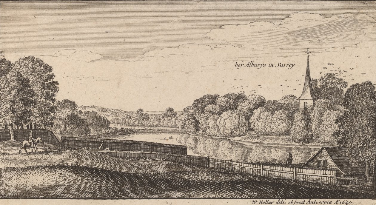 Poblíž Albury, 1645. od Wenceslaus Hollar