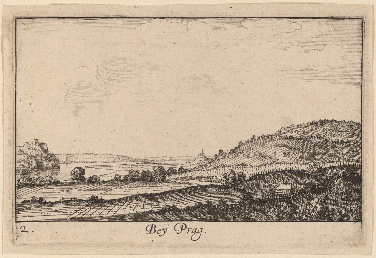 Blízko Prahy od Wenceslaus Hollar