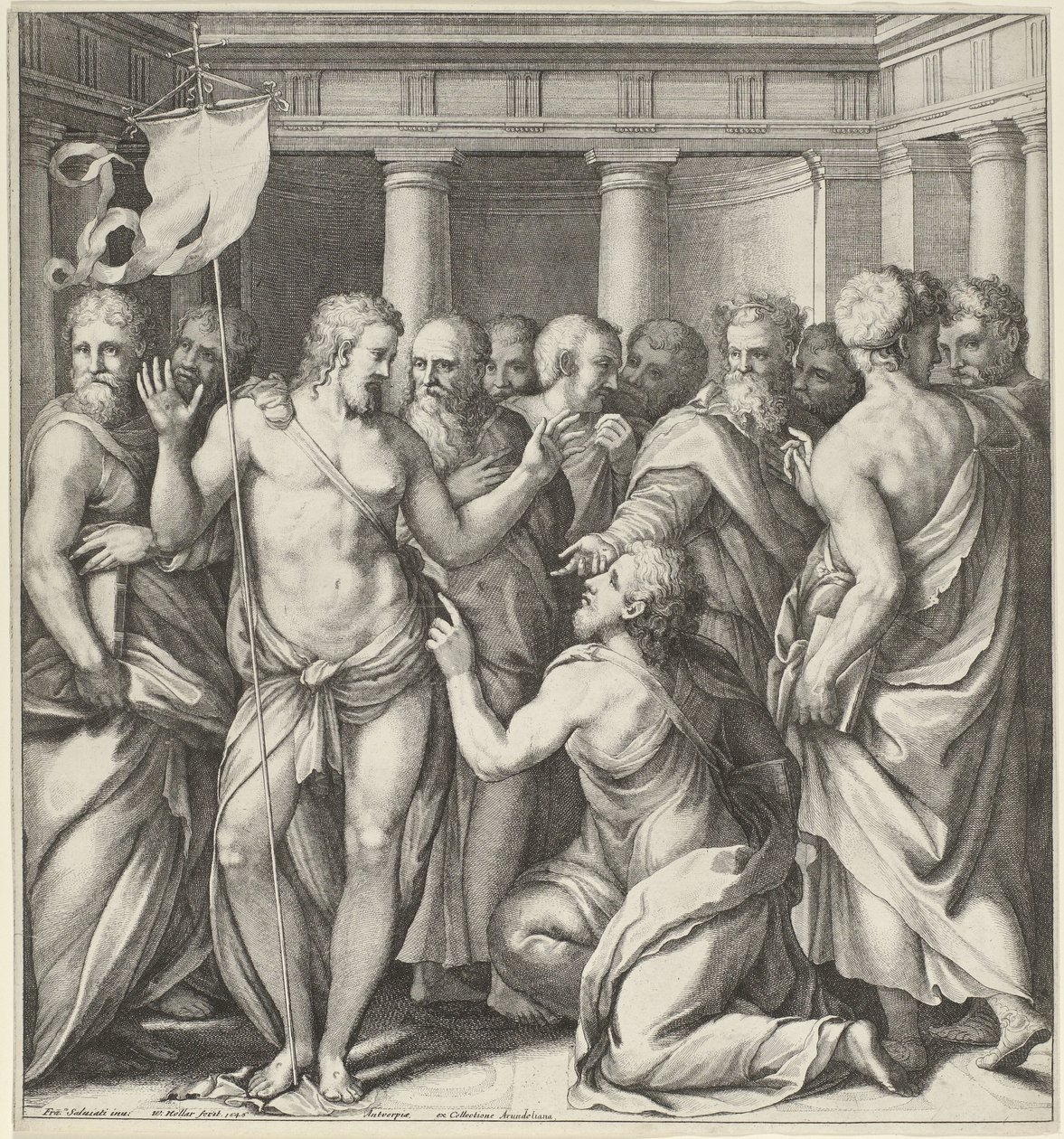 Tomášova nevíra od Wenceslaus Hollar