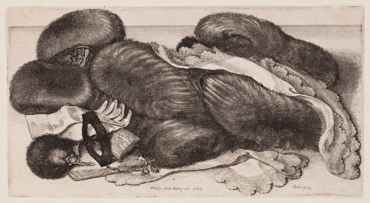 Kolekce rukávníků, rukavic a šátků od Wenceslaus Hollar