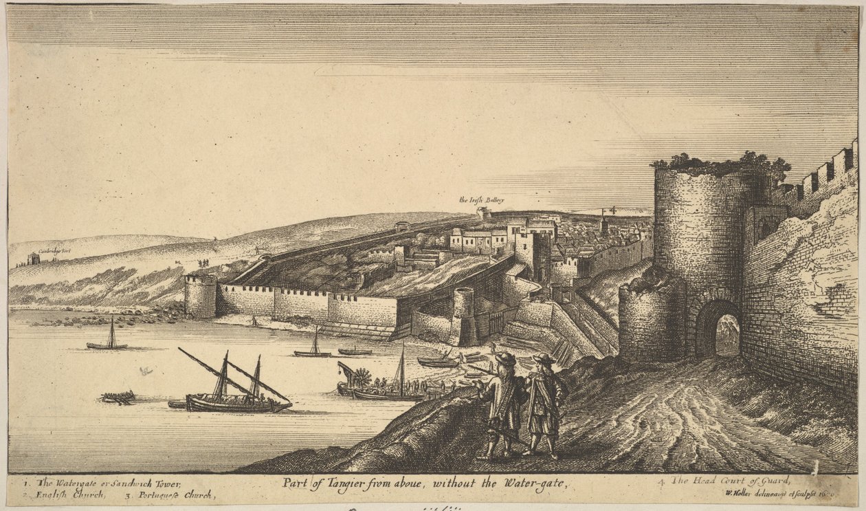 Část Tangeru shora, 1670. od Wenceslaus Hollar