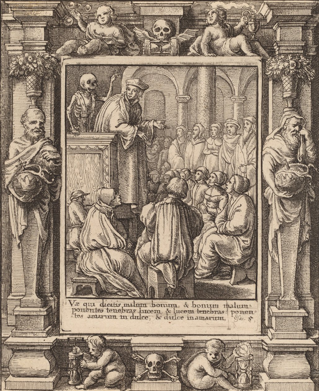 Kazatel, 1651. od Wenceslaus Hollar