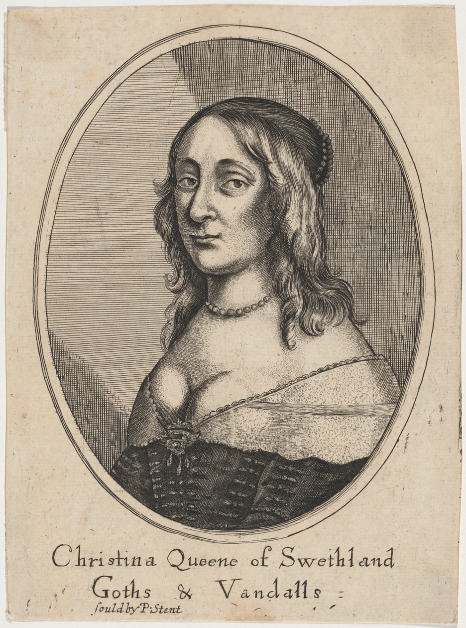 Královna Kristina od Wenceslaus Hollar