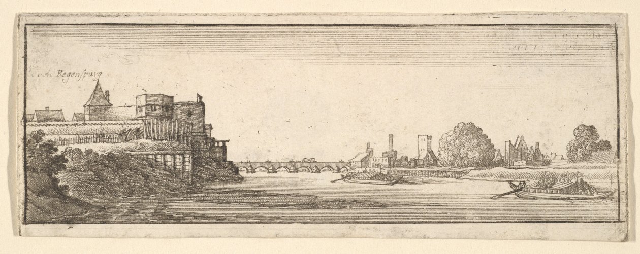 Řezno, 1652-77. od Wenceslaus Hollar